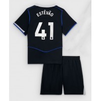 Chelsea Estevao Willian #41 Tretí Detský futbalový dres 2025-26 Krátky Rukáv (+ trenírky)